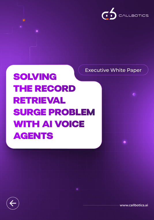 Solving the Record Retrieval Surge Problem with AI Voice Agents