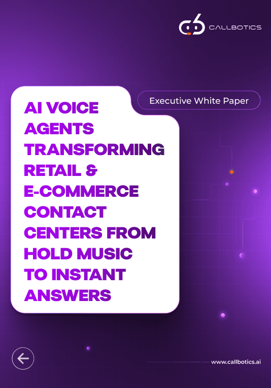 AI Voice Agents Transforming Retail & E-commerce Contact Centers from Hold Music to Instant Answers